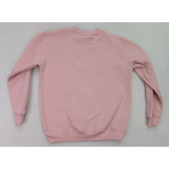 King Universal Women's Sweatshirt Size M Pink Crewneck Snowflake Tree - Picture 11 of 13